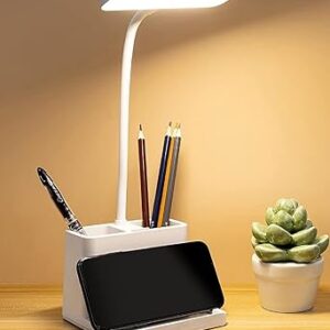 Study-Table-Touch Lamp with Pen Mobile Holder
