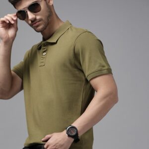 The Lifestyle Co. Polo Collar Pure Cotton T-shirt