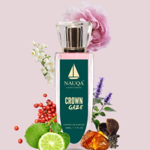 NAUQA  CROWN GAZE — Luxury Floral & Musky Perfume for Women I Extrait de Parfum I Long-Lasting & Elegant Scent | Premium Gift for Her