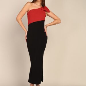 Colourblocked Maxi Dress