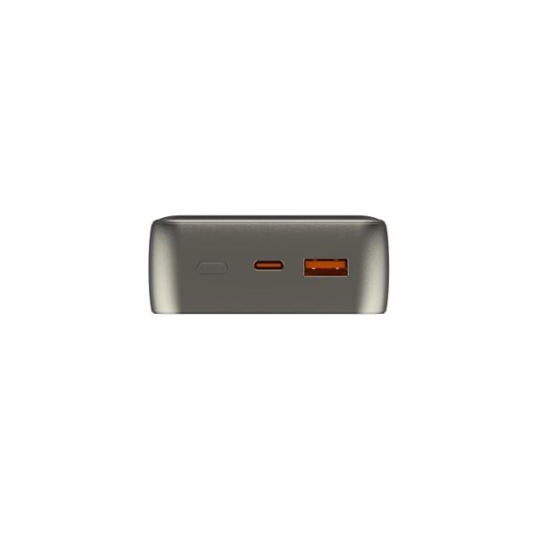 Stuffcool Click 20000mAh Magnetic Wireless Powerbank Natural Titanium Finish Perfect for iPhone 16,15,14,13,12 with Led Display and 20W Fast Wired Charging - Charges iPhone 50% in 30 mins - Image 4