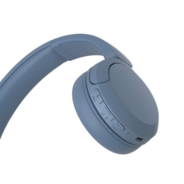 Sony WH-CH520 Wireless Bluetooth Headphones with Mic, Up to 50Hrs Battery, Quick Charge, DSEE Upscale, Multipoint Connectivity, Voice Assistant, Customized EQ-Blue - Image 5