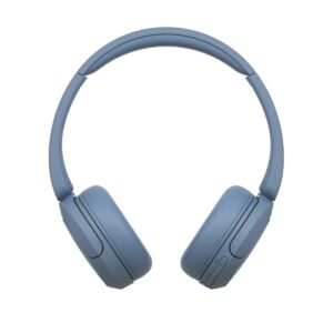 Sony WH-CH520 Wireless Bluetooth Headphones with Mic, Up to 50Hrs Battery, Quick Charge, DSEE Upscale, Multipoint Connectivity, Voice Assistant, Customized EQ-Blue