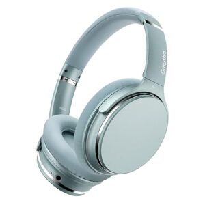 Srhythm NC25 Wireless Headphones Bluetooth 5.3,Lightweight Noise Cancelling Headset Over-Ear with Low Latency,Green