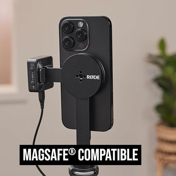 RØDE Magnetic Mount Smartphone Accessory Mount With Cold Shoe Slots and a 1/4-inch Thread (MagSafe Compatible) - Image 4