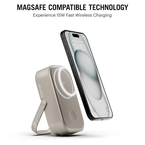 Loop Qi2 Certified Mag-Safe Compatible Aluminum Wireless Power Bank| - Image 5