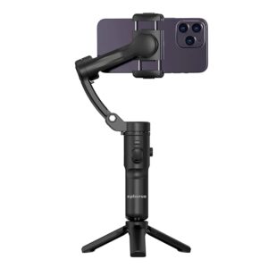 ephorus 3-Axis Foldable Smartphone Gimbal Stabilizer, Object & Face Detection, 5-8hr Working Time, Pan & Tilt Lock, App Controlled
