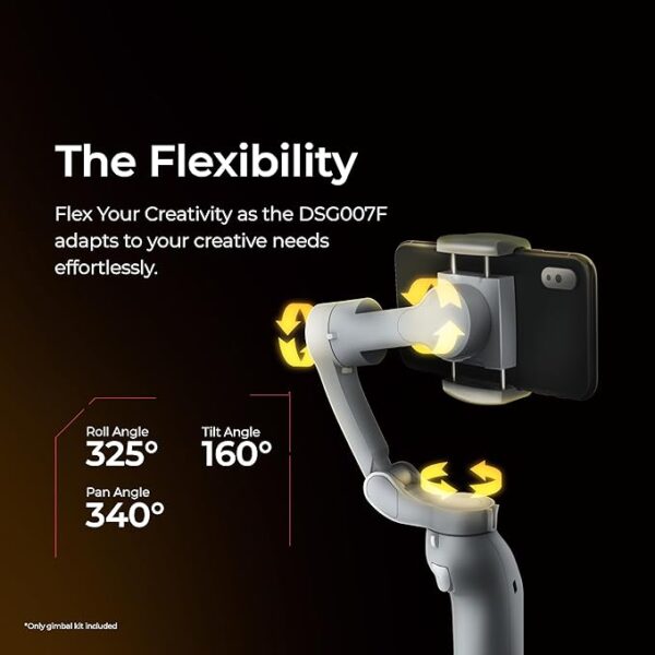 3-Axis Gray Smartphone Gimbal - Image 4
