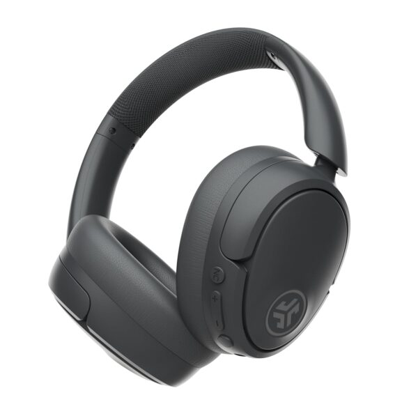 JLab JBuds LUX ANC Smart Active Noise Cancelling Headphones - Over Ear Wireless Headphones with Microphone, 70+ H Playtime Foldable Bluetooth Earphones with Multipoint & Customisable Sound, Graphite - Image 8