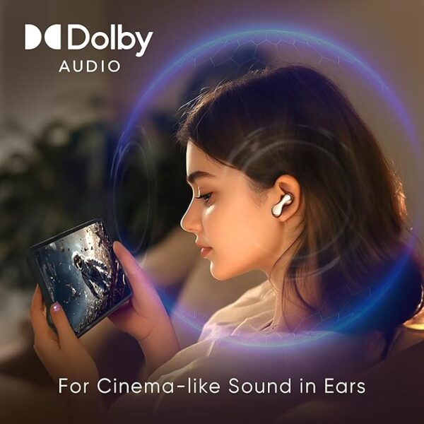 Mivi SuperPods Immersio [Flagship Launch] in Ear Ear Buds Wireless, Dolby Audio, 3D Soundstage, 60H Playtime, AI ENC, Bluetooth TWS, BT v5.4 Earbuds - Image 3