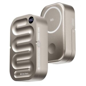Loop Qi2 Certified Mag-Safe Compatible Aluminum Wireless Power Bank|
