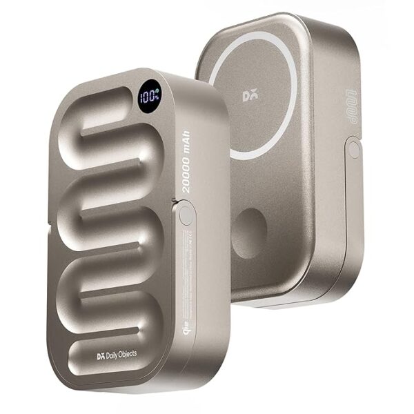 Loop Qi2 Certified Mag-Safe Compatible Aluminum Wireless Power Bank|