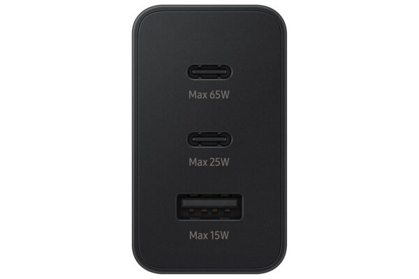 Samsung Original 65W Tri Port,Type-C & USB-A,Super Fast Charger - Image 2