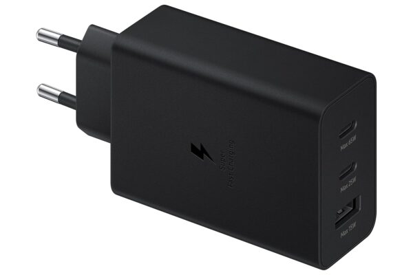 Samsung Original 65W Tri Port,Type-C & USB-A,Super Fast Charger