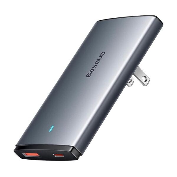 Baseus GaN5 Pro Flat Ultra Slim 65W USB-C+USB-A Wall Charger