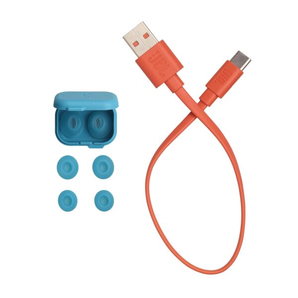 JBL New Launch Tune Flex 2 TWS, ANC Earbuds, 48Hr Playtime,Dual Connect,Ambient Aware, Relax Mode,Customized EQ with Headphones App,6 Mics for Clear Calls, Spatial Sound,Personi-Fi 3.0 (Turquoise) - Image 2