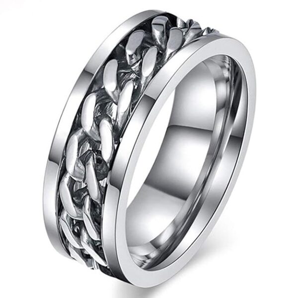YouBella Jewellery Stainless Steel Ring Combo for Boys and Men - Image 5