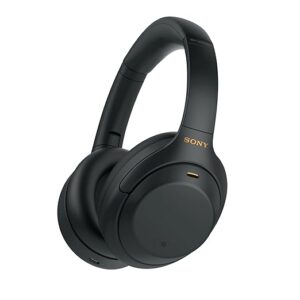 Sony WH-1000XM4 Noise Cancellation Wireless Bluetooth Over-Ear Headphones with Mic, Hi-Res Audio, Up to 38Hrs Battery- Black