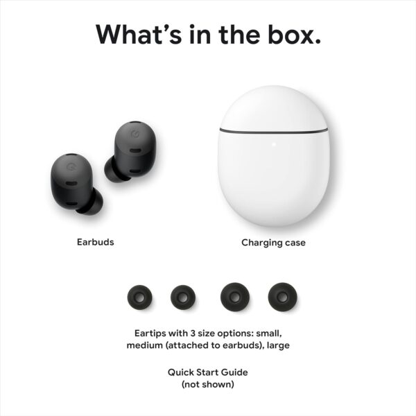Google Pixel Buds Pro - Noise Canceling in Ear Earbuds - Up to 31 Hour Battery Life with Charging Case- Bluetooth Headphones - Compatible with Wireless Charging - Lemongrass - Image 2