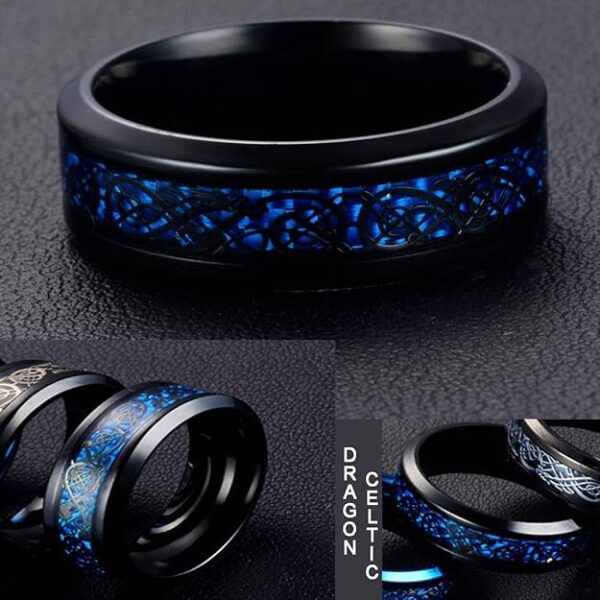 YouBella Jewellery Stainless Steel Ring Combo for Boys and Men - Image 3